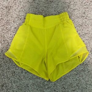 Yellow lululemon shorts!